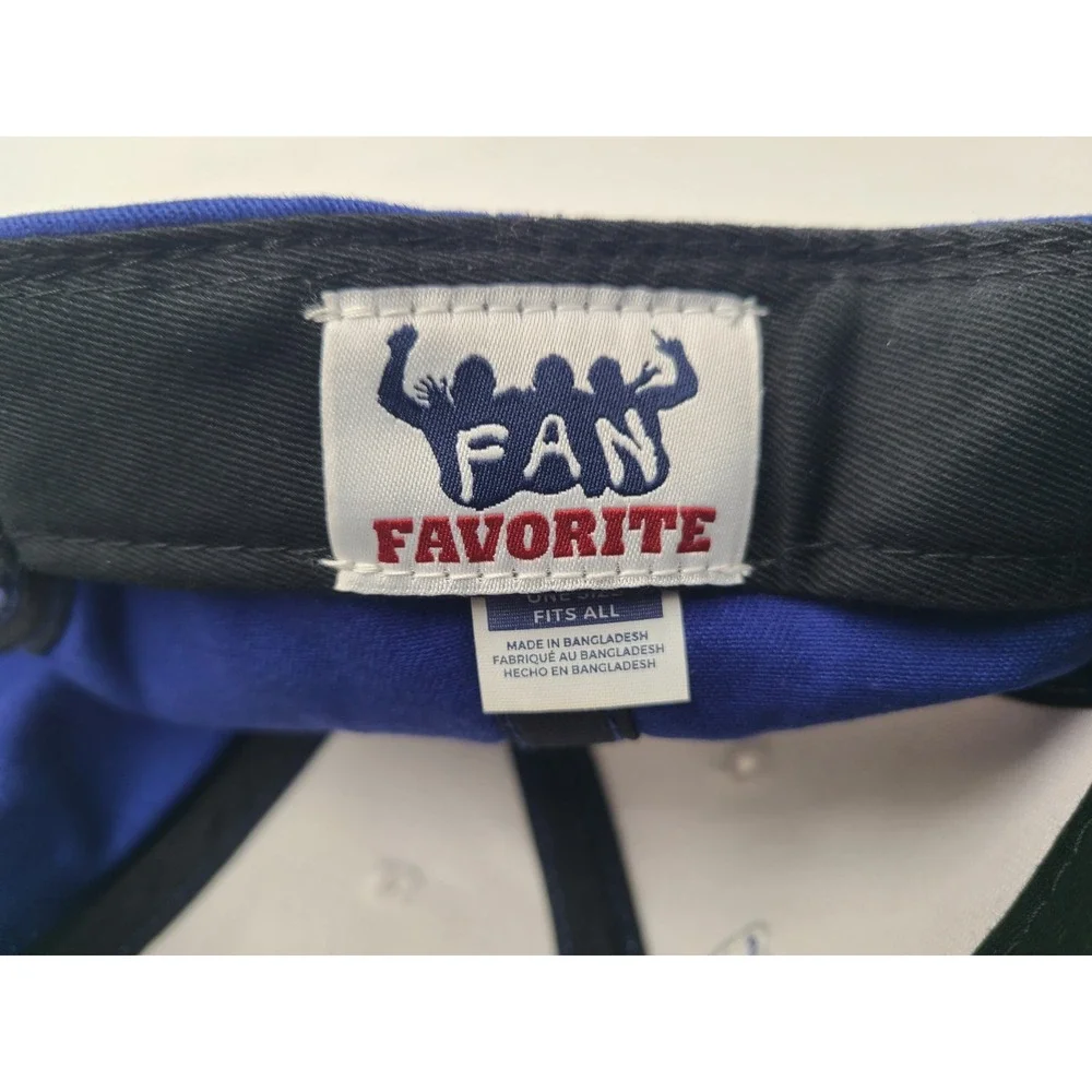 Kansas City Royals Fan Favorite Adjustable Hat Cap Men MLB‎ Baseball White Blue